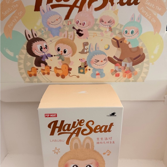 Pop Mart Labubu Have A Seat Plush Toy - QU QU NEW UNOPENED - Picture 2 of 7